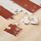 American Flag Folk Art Puzzle ジグソーパズル (側面)