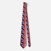 American Flag Football Patriotic Neck Tie ネクタイ (正面)