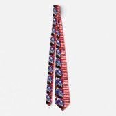 American Flag Football Patriotic Neck Tie ネクタイ (裏面)