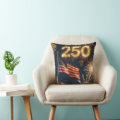 American Flag for 250th Birthday Party クッション (椅子)