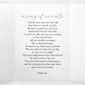 American Flag Forever inOur Hearts Funeral Trifold 三つ折り招待状 (内部中)