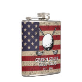 American Flag Golf Design フラスク (右)