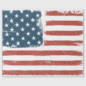 American Flag Grunge Background. Raster version. H ラッピングペーパー (フラット)