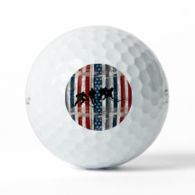 American Flag Hockey Heritage Golf Balls