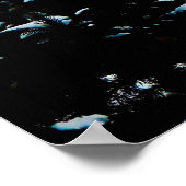 American Flag in Snow ポスター (角)