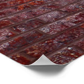 American flag in window ポスター (角)