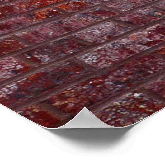 American flag in window ポスター (角)