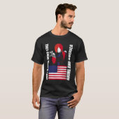 American Flag - Just a Girl who Like Anime and Ame Tシャツ (正面フル)