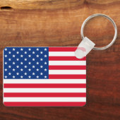 American Flag Keychain Gift キーホルダー (正面)