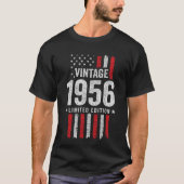 American Flag Limited Edition Stars Vintage 1956 Tシャツ (正面)