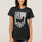 American Flag Llama Tシャツ (正面)