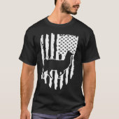 American Flag Llama Tシャツ (正面)