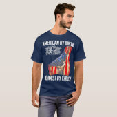 American Flag Machinist By Choice Gift For Tシャツ (正面フル)