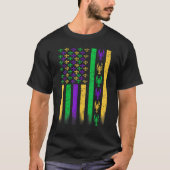 American Flag Mardi Gras Crawfish Tシャツ (正面)