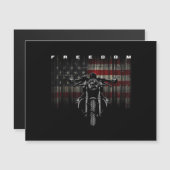 American Flag Motorcycle Freedom (正面/裏面)