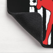 American Flag Muay Thai Theme Graphic Design Kickb マウスパッド (コーナー)