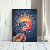 American Flag Patriotic ポスター
