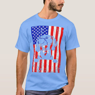 American Flag Patriotic Labrador Retriever Owner 4 Tシャツ