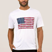 American Flag Pickleball Performance Tシャツ (正面)