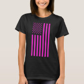 American Flag Pink  Tシャツ (正面)