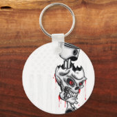 American Flag Piston Muscle Car 6 キーホルダー (正面)