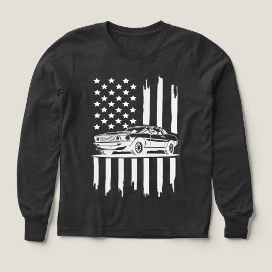 American Flag Piston Svg, Muscle Car Svg (デザイン正面)