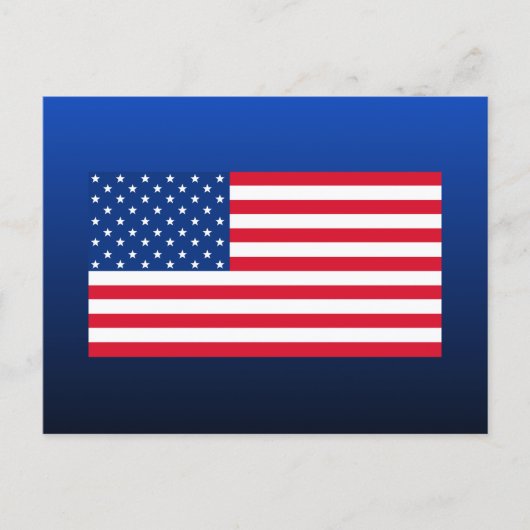 American Flag Postcard ポストカード (正面)