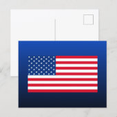 American Flag Postcard ポストカード (正面/裏面)