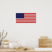 American Flag Poster ポスター (キッチン)