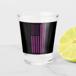 American Flag Purple ショットグラス