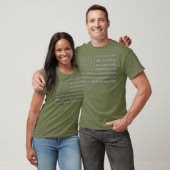 American Flag Railroad Train Conductor Gift Tシャツ (ユニセックス)