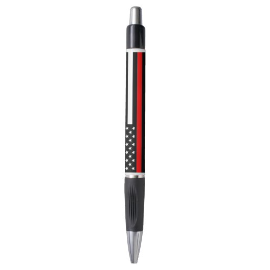American Flag Red Line Emmy Pen ボールペン (正面縦)
