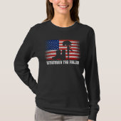 American Flag Remember The Fallen Veteran's Day Me Tシャツ (正面)