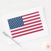 American Flag Sticker 長方形シール (封筒)