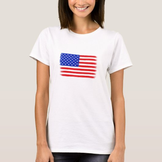 American flag tシャツ (正面)