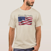 American flag t-shirt tシャツ (正面)
