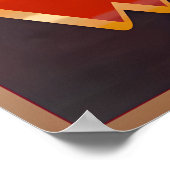 American Flag Theme Mask Together We Win War-time ポスター (角)