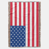  American Flag Throw Blanket  スローブランケット (正面縦)