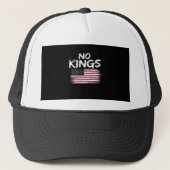 American Flag Upside Down Distress No Kings Long F キャップ (正面)