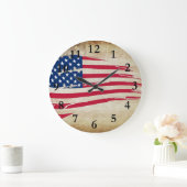 AMERICAN FLAG WALL CLOCK ラージ壁時計 (ホーム)