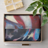 American Flag with Bunting Patriotic 薄葉紙 (ギフト)