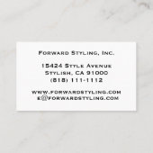 American Flag Your Logo Business Card 名刺 (裏面)