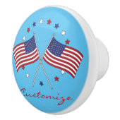 American Flags Thunder_Cove Patriotic 4th of July セラミックノブ (右)