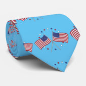 American Flags Thunder_Cove Patriotic 4th of July ネクタイ (ロール)