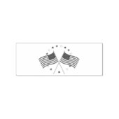 American Flags Thunder_Cove Patriotic 4th of July ラバースタンプ (押印)
