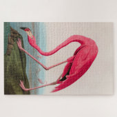 American Flamingo Birds of America Audubon Print ジグソーパズル (横)