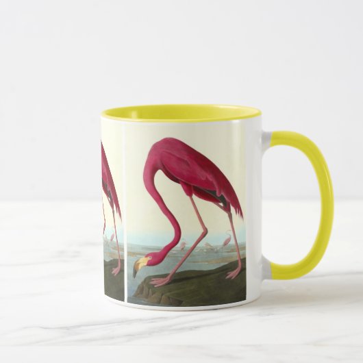 American Flamingo, John James Audubon マグカップ (右)