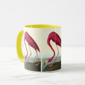 American Flamingo, John James Audubon マグカップ (正面左)