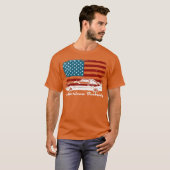 American Fobody Muscle Car 50L Car Enthusiast Fl g Tシャツ (正面フル)