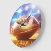 American Football ラージ壁時計 (傾斜)